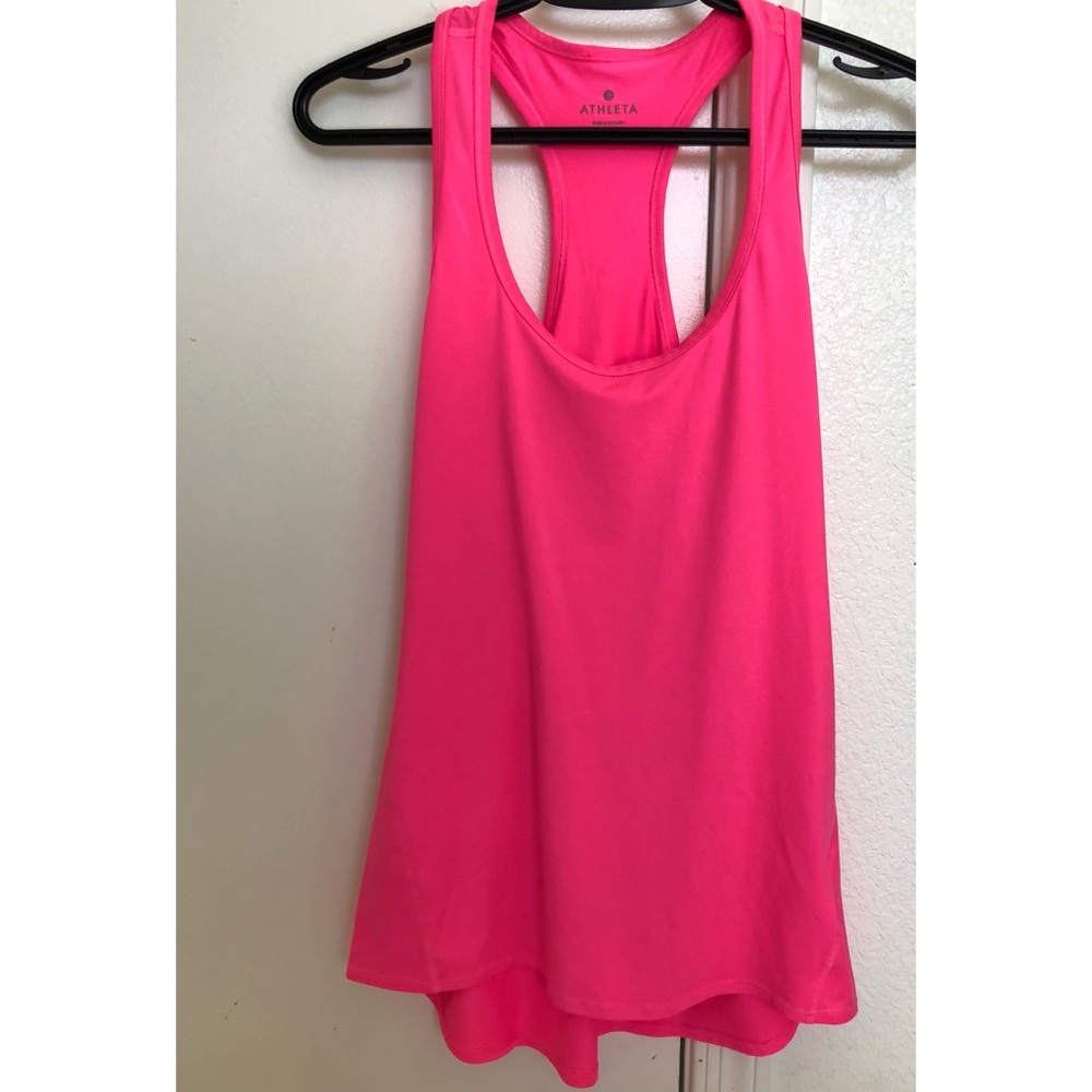 Athleta Pink Chi Racerback Tank Top